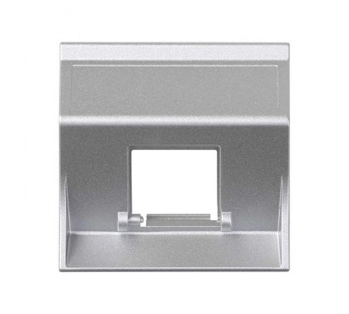 Simon CIMA 500 Адаптер для 1 шт RJ-45 CJ545.., CJ645.., CJ6A45F + MD67, наклон, 50х50мм, 500CIMA, алюминий  50000181-033  Simon