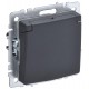 BRITE Розетка с заземлением со шторками с крышкой 16А IP44 РСбш10-3-44-БрГ графит   BR-R16-16-44-K53  IEK