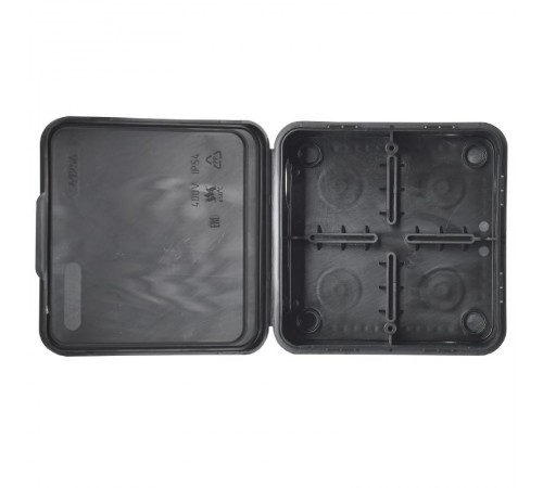 Коробка расп. КМ41256 100х100х50мм о/к IP54 8 вв. черная   UKO31-100-100-050-K02-54  IEK