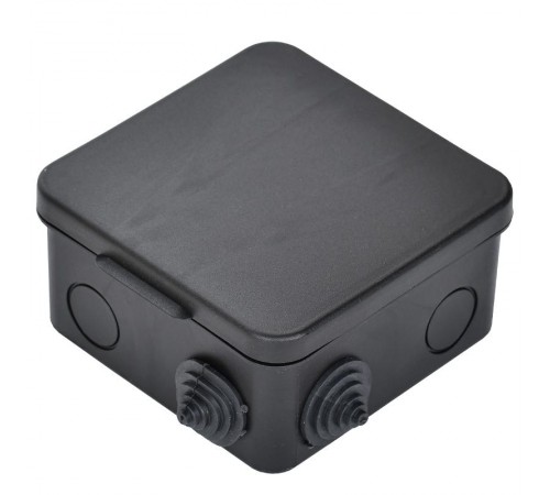 Коробка расп. КМ41256 100х100х50мм о/к IP54 8 вв. черная   UKO31-100-100-050-K02-54  IEK