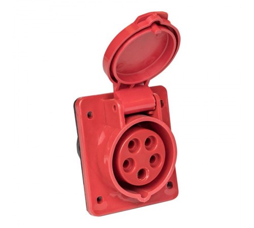 Розетка стационарная внутренняя 415 3Р+РЕ+N 16А 380В IP44 EKF PROxima  ps-415-16-380  EKF