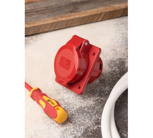 Розетка стационарная внутренняя 415 3Р+РЕ+N 16А 380В IP44 EKF PROxima  ps-415-16-380  EKF