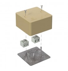 Коробка огнестойкая для кабель-канала 40-0460-FR6.0-4 Е15-Е120 RAL1001 85х85х45 (44 шт/кор) бежевая  40-0460-1001-FR6.0-4  Промрукав