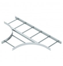 Т-образная секция лестничного лотка 60х400 мм R=500 мм (LT 640 R5 FS)  6213786  OBO Bettermann