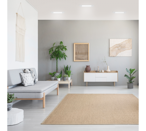 Светильник  Basic Downlight квадрат 24W 2100lm 4000K 170-260V IP20 220*26 белый LED 1/40  9031520224  Gauss