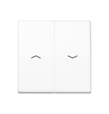 Клавиши для выключателя управления жалюзи; термопласт;белые  AS591-5PBFWW  Jung