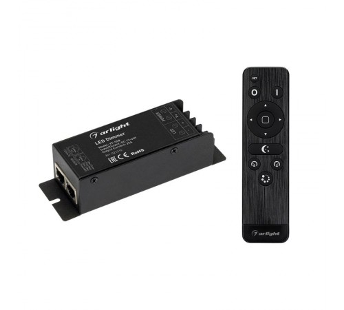 Диммер VT-S08-1x25A (12-24V, ПДУ Стик 12кн, RF)  021316  Arlight