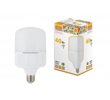 Лампа светодиодная T-40 Вт-230 В-4000 К-E27 (120x207 мм) НАРОДНАЯ  SQ0340-1579  TDM