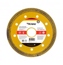 Диск алмазный отрезной ультратонкий 180x25.4/22.2x1.8x10 мм  KR-90-0143  Kranz