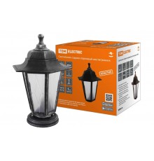 Светильник садово-парковый НТУ 06-60-001 шестигранник, напольный, пластик, расс.пластик, серебро  SQ0330-0797  TDM