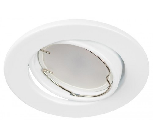 Светильник светодиодный встраиваемый  ST2A WH SET 10 штампованный поворотный MR16 12V/220V 50W белый набор 10шт  Б0070924  ЭРА