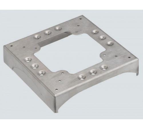 Simon Connect Соединительный цоколь, 3 перф. к/к 85x18мм, 1 отверст. к/к 130х18мм, сталь  KTA813-8  Simon