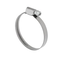 Хомут червячный 70-90/12-0,8мм, нержавеющая сталь W2, (25 шт/уп)  07-0770-12  REXANT