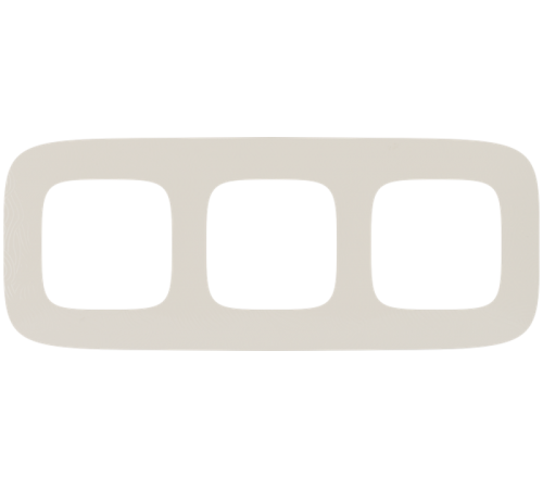 Valena ALLURE Тиснение бежевое Рамка 3-ая  754383  Legrand