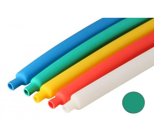 Трубка термоусаживаемая ТУТнг-LS-60/30 зеленая (10м/рул)  65405  КВТ