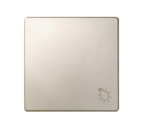 Simon 82 Клавиша с пиктограммой  "лампа" для одноклавишного выключателя, S82, S82N, шампань  82018-34  Simon