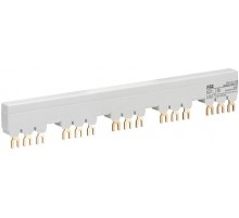 Шинная разводка 3-фазн. PS1-4-0-100 до 100А для 4-х автоматов типа MS116, MS132 без доп. контактов  1SAM201916R1104  ABB