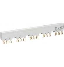 Шинная разводка 3-фазн. PS1-4-0-100 до 100А для 4-х автоматов типа MS116, MS132 без доп. контактов  1SAM201916R1104  ABB