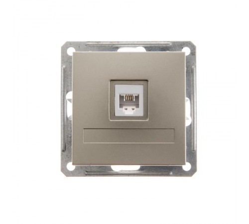 W59 Шампань Розетка телефонная 1-ая RJ11  RSI-152T-4-86  SE