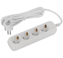 Удлинитель электрический ЭРА UDL-16-430-E Greenline 4 розетки с заземлением 3м ПВС 3x1мм2   Б0065028  ЭРА