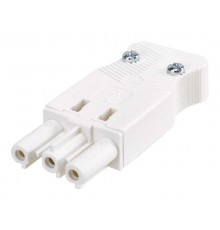 Simon Connect Коннектор "мама", 3-х проводный, на кабель, винтовое соединение, белый  CR0003-9  Simon