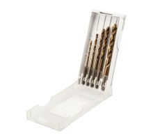 Набор сверл по металлу "Кобальт", 3-8 мм, Р6М5К5, шестигранный хвостовик, 5 шт.  KR-91-0634  KRANZ