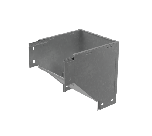 Угол внеш. верт. 100х500 мм с разворотом трассы на 180 гр. "ПЛЮС"  VLTDplus90-100-500  КМ-профиль