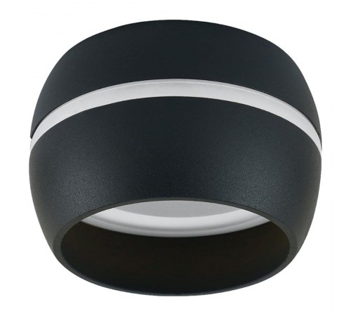 Светильник потолочный под лампу макс 12W, 230V, GX53, черный, HL356  41510  FERON