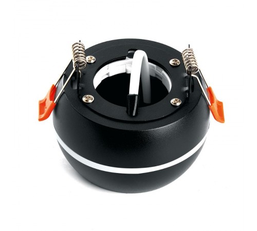 Светильник потолочный под лампу макс 12W, 230V, GX53, черный, HL356  41510  FERON