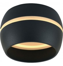 Светильник потолочный под лампу макс 12W, 230V, GX53, черный, HL356  41510  FERON