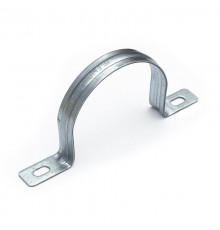 Скоба металлическая двухлапковая усиленная противопожарная СМДУ d60-63 мм (50 шт/уп) Промрукав  PR13.02419  Промрукав