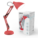 Светильник настольный GTL003 60W 220-240V E27 красный струбцина и основание 1/12  GT0034  Gauss