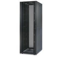 Шкаф напольный WZ-IT-426010-44AA-2-161-FP 19",42U,1963х600х1000мм,пер.и зад.дв.ст.одност.с перф.типа C 80%,черн.(RAL9005)разобр. 407418  Zpas