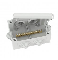 Коробка уравнивания потенциалов, 12 зажимов, 6 вводов д.25мм,120х80х50мм, IP55  NE3112  DKC