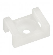 Площадка для крепления стяжки (ПС-2) 22x16 мм, белая, упаковка 10 шт.  07-2102-10  REXANT