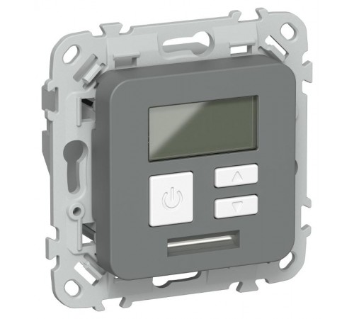 FLITE Термостат электронный с дисплеем 16А Т-ФлМА мокрый асфальт  FI-RT11-K80  IEK