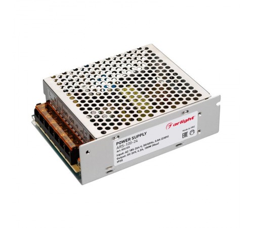 Блок питания ARS-100-24 (24V, 4.2A, 100W)  026123  Arlight