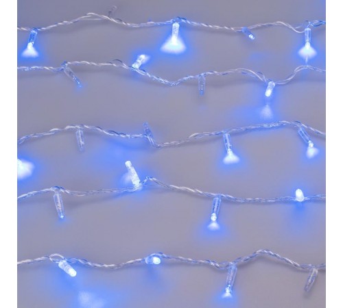 Светодиодная гирлянда ARD-STRING-CLASSIC-1000-CLEAR-100LED-PULSE Blue (230V, 7W) (Ardecoled, IP65)  031641  Arlight