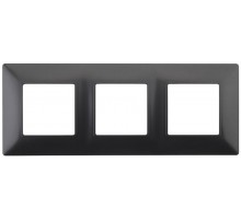 14-5003-05 Рамка на 3 поста, Эра Elegance, антрацит  Б0034397  ЭРА