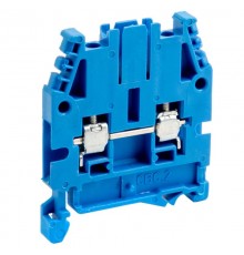 ЗАЖИМ ПРОХОДНОЙ CBC.2(EХ)i. синий 2.5 кв.мм (замена на TUR-2.5-BU)  ZCBI02  DKC