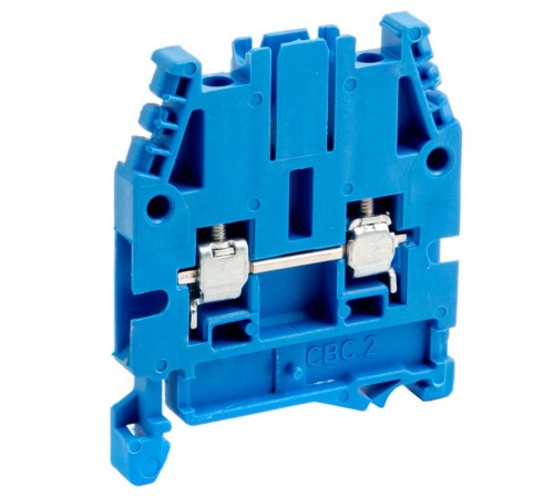 ЗАЖИМ ПРОХОДНОЙ CBC.2(EХ)i. синий 2.5 кв.мм (замена на TUR-2.5-BU)  ZCBI02  DKC