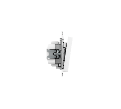 Механизм выключателя, одноклавишный, с подсветкой, белый Эпика EKF  UP1-SWW-14  EKF