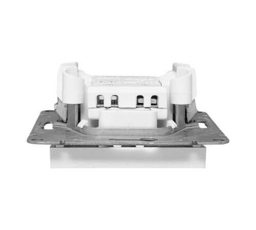 Механизм выключателя, одноклавишный, с подсветкой, белый Эпика EKF  UP1-SWW-14  EKF