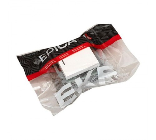 Механизм выключателя, одноклавишный, с подсветкой, белый Эпика EKF  UP1-SWW-14  EKF