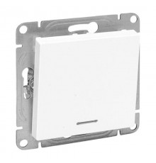 Механизм выключателя, одноклавишный, с подсветкой, белый Эпика EKF  UP1-SWW-14  EKF