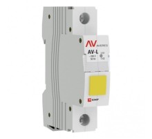 Лампа сигнальная AV-L желтая EKF AVERES  av-l-yellow-averes  EKF