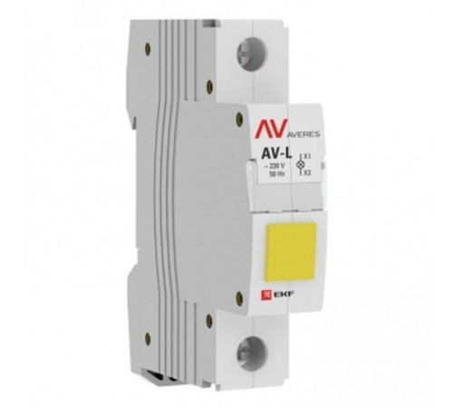 Лампа сигнальная AV-L желтая EKF AVERES  av-l-yellow-averes  EKF