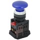 Кнопка AEА-22 "Грибок" синий d22мм 1з+1р   BBG30-AEA-K07  GENERICA