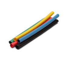 Набор цветной термоусадочной трубки "5 цветов" размер 25/12,5  85297  КВТ