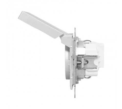 Механизм розетки, 16А, IP44, с заземлением, со шторками, c крышкой, алюминий Эпика EKF  UP1-SOA-111-44  EKF